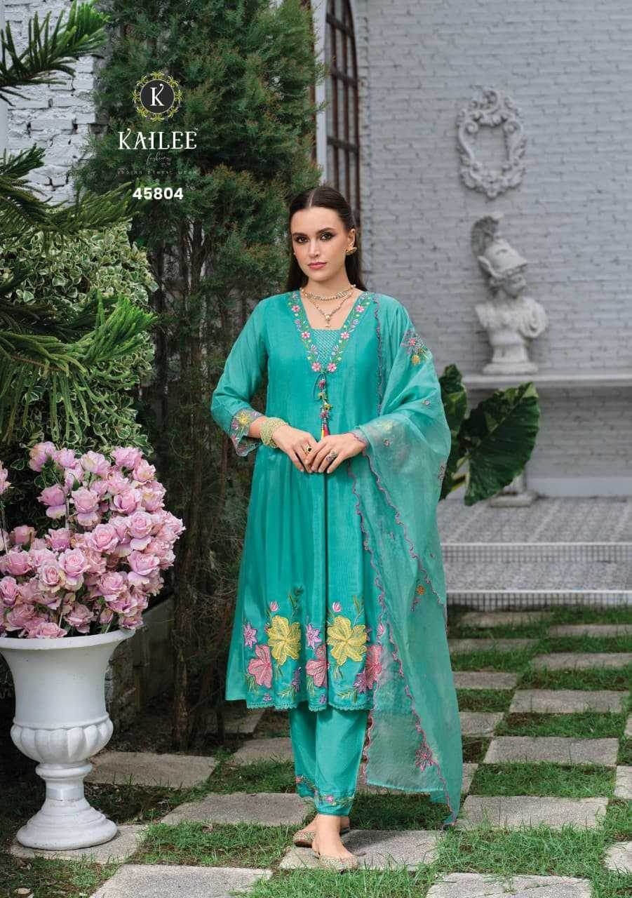 Chanderi Soft Handwork Suits - MYLUXURY LANE ENTERPRISE